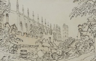 New College, c.1790 by English School